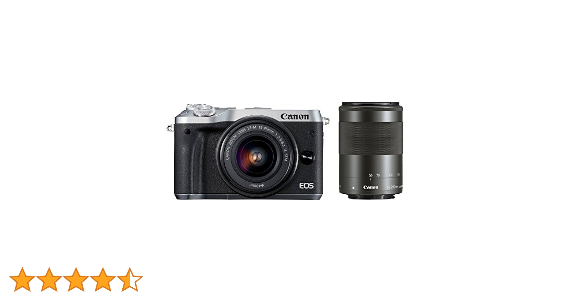 未使用　Canon EOS M6 ダブルズームレンズキット キャノン Amazon | Canon ミラーレス一眼カメラ EOS M6 Mark II ダブル